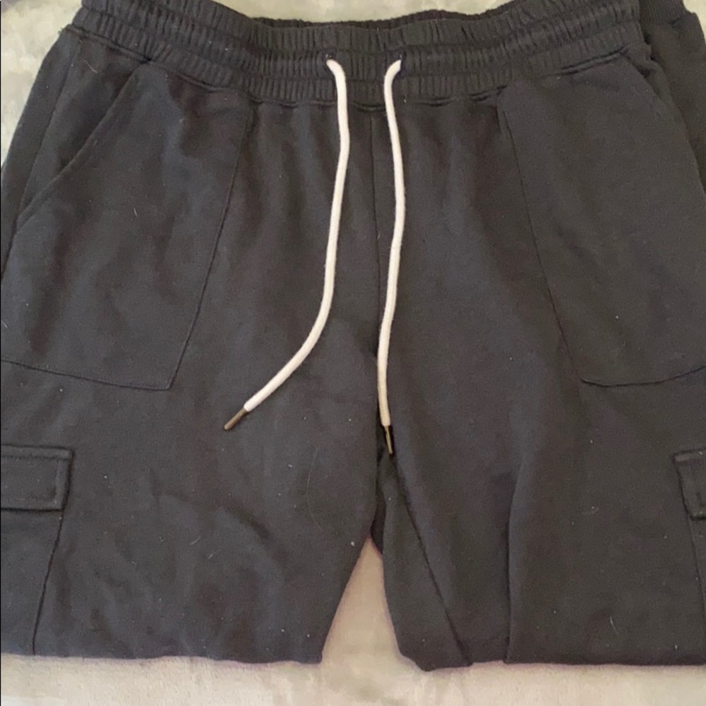 cotton cargo joggers